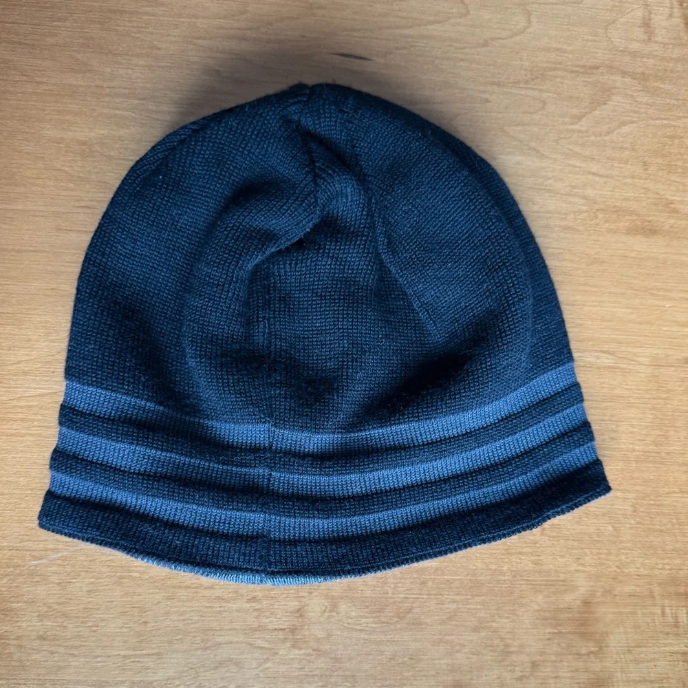 adidas Women’s Black Knit Reversible Beanie Hat